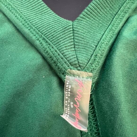 🆕 FP MOVEMENT Hot Shot Tee Romper / Heritage Green SZ S NWOT - Picture 3 of 6